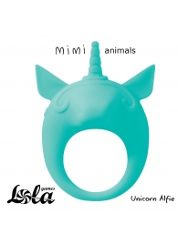 Зеленое эрекционное кольцо Unicorn Alfie - Lola Games - в Бердске купить с доставкой