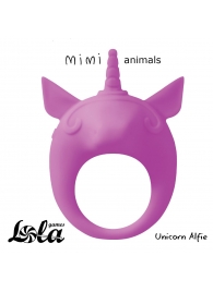 Фиолетовое эрекционное кольцо Unicorn Alfie - Lola Games - в Бердске купить с доставкой