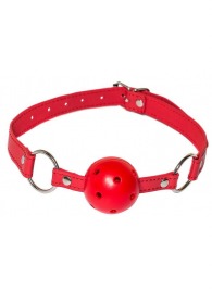 Красный кляп-шарик Firecracker - Lola Games - купить с доставкой в Бердске