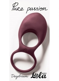 Бордовое эрекционное виброкольцо Daydream - Lola Games - в Бердске купить с доставкой