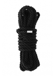 Черная веревка для шибари DELUXE BONDAGE ROPE - 5 м. - Dream Toys - купить с доставкой в Бердске