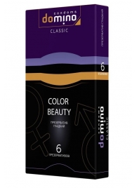Разноцветные презервативы DOMINO Colour Beauty - 6 шт. - Domino - купить с доставкой в Бердске