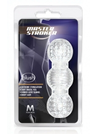 Прозрачный фигурный мастурбатор Master Stroker - Blush Novelties - в Бердске купить с доставкой