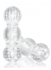 Прозрачный фигурный мастурбатор Master Stroker - Blush Novelties - в Бердске купить с доставкой