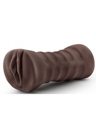 Коричневый мастурбатор-вагина Hot Chocolate Brianna - Blush Novelties - в Бердске купить с доставкой