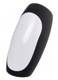 Черно-белый перезаряжаемый мастурбатор Erotist Hailstorm - Erotist Adult Toys - в Бердске купить с доставкой