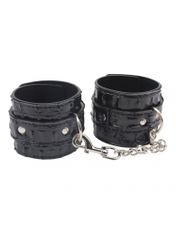 Черные наручники Surrender Wrist Restraints - Chisa - купить с доставкой в Бердске