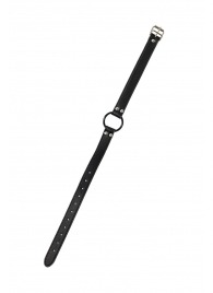 Черный кляп-кольцо Modesty - Lola Games - купить с доставкой в Бердске