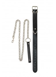 Черный ошейник с поводком Wild - Lola Games - купить с доставкой в Бердске