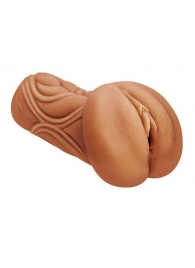 Кофейный мастурбатор-вагина Dumpling - Lola Games - в Бердске купить с доставкой
