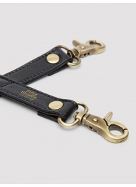 Черный фиксатор для манжет Bound to You Faux Leather Hogtie - Fifty Shades of Grey - купить с доставкой в Бердске