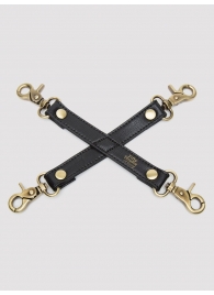 Черный фиксатор для манжет Bound to You Faux Leather Hogtie - Fifty Shades of Grey - купить с доставкой в Бердске