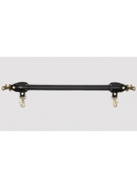Черная распорка для ног Bound to You Faux Leather Spreader Bar - 50,8 см. - Fifty Shades of Grey - купить с доставкой в Бердске