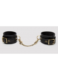 Черные оковы на ноги Bound to You Faux Leather Ankle Cuffs - Fifty Shades of Grey - купить с доставкой в Бердске