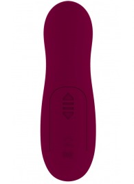 Бордовый вакуумный вибростимулятор клитора Ace - Lola Games