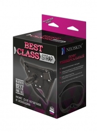 Черный пояс для насадок BEST CLASS STRAP - LOVETOY (А-Полимер) - купить с доставкой в Бердске