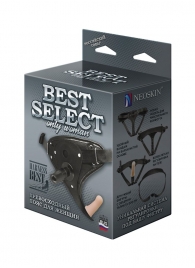 Пояс HARNESS BEST SELECT с вагинальной пробкой - LOVETOY (А-Полимер) - купить с доставкой в Бердске