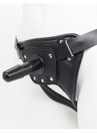 Черный пояс для насадок CLASS STRAP Restyling - LOVETOY (А-Полимер) - купить с доставкой в Бердске