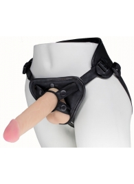 Пояс харнесс BEST UNI strap с 2 насадками - 18 и 22 см. - LOVETOY (А-Полимер) - купить с доставкой в Бердске