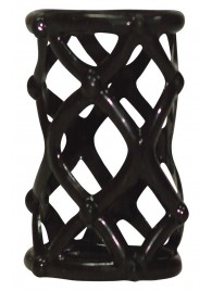 Чёрная насадка-сетка на пенис Orgasmus Wunder - Orion - в Бердске купить с доставкой