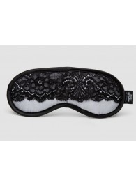 Атласная маска с кружевом Play Nice - Fifty Shades of Grey - купить с доставкой в Бердске