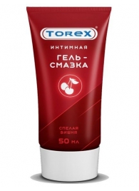 Смазка на водной основе TOREX  Спелая вишня  - 50 мл. - Torex - купить с доставкой в Бердске