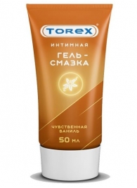 Смазка на водной основе TOREX  Чувственная ваниль  - 50 мл. - Torex - купить с доставкой в Бердске