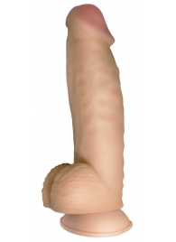 Телесный реалистичный фаллоимитатор на черных трусиках Real Big Strap-On - 34,5 см. - LOVETOY (А-Полимер) - купить с доставкой в Бердске