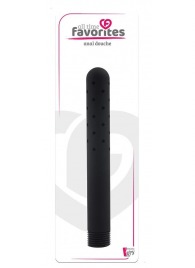 Черная насадка для анального душа ANAL DOUCHE - 15 см. - Dream Toys - купить с доставкой в Бердске