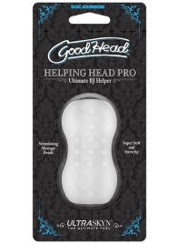 Прозрачный мини-мастурбатор Helping Head Pro - Doc Johnson - в Бердске купить с доставкой
