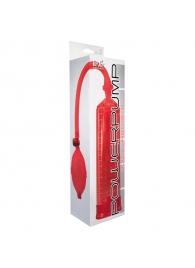 Красная вакуумная помпа Power Pump Red - Toy Joy - в Бердске купить с доставкой