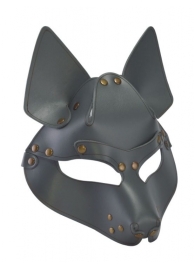 Серая маска Wolf с клепками - Sitabella - купить с доставкой в Бердске