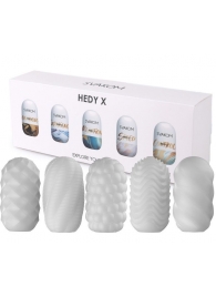 Набор из 5 мастурбаторов Hedy X5 Mixed - Svakom - в Бердске купить с доставкой