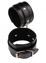 Черные оковы Classic Ankle Cuffs - Chisa - купить с доставкой в Бердске