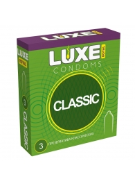 Гладкие презервативы LUXE Royal Classic - 3 шт. - Luxe - купить с доставкой в Бердске