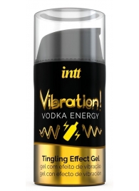 Жидкий интимный гель с эффектом вибрации Vibration! Vodka Energy - 15 мл. - INTT - купить с доставкой в Бердске