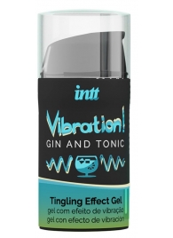 Жидкий интимный гель с эффектом вибрации Vibration! Gin   Tonic - 15 мл. - INTT - купить с доставкой в Бердске