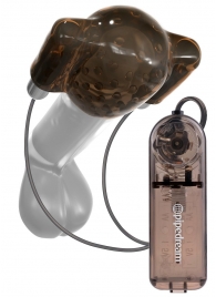 Дымчатый вибростимулятор головки пениса Dual Vibrating Head Teaser - Pipedream - в Бердске купить с доставкой