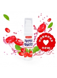 Гель-смазка Tutti-frutti со вкусом барбариса - 30 гр. - Биоритм - купить с доставкой в Бердске
