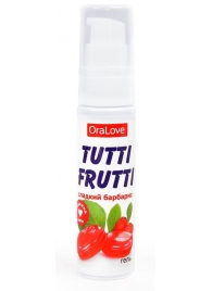Гель-смазка Tutti-frutti со вкусом барбариса - 30 гр. - Биоритм - купить с доставкой в Бердске