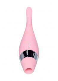 Розовый многофункциональный стимулятор Dahlia - 14 см. - ToyFa