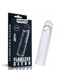 Прозрачная насадка-удлинитель Flawless Clear Penis Sleeve Add 1 - 15,5 см. - Lovetoy - в Бердске купить с доставкой