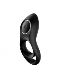 Черное эрекционное виброкольцо Legendary Duo - Satisfyer - в Бердске купить с доставкой