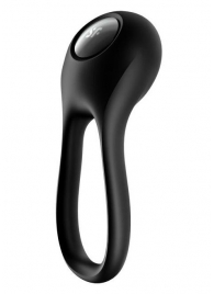 Черное эрекционное виброкольцо Majestic Duo - Satisfyer - в Бердске купить с доставкой
