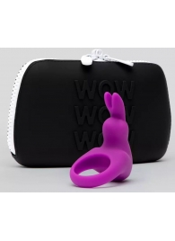 Фиолетовое эрекционное виброкольцо Happy Rabbit Cock Ring Kit - Happy Rabbit - в Бердске купить с доставкой