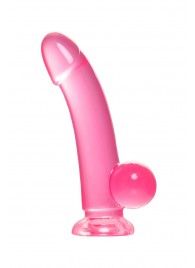 Розовый реалистичный фаллоимитатор Fush - 18 см. - A-toys