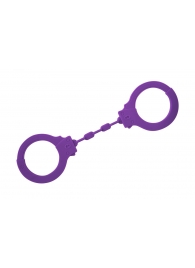 Фиолетовые силиконовые поножи Limitation - Lola Games - купить с доставкой в Бердске