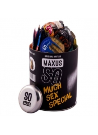 Текстурированные презервативы в кейсе MAXUS So Much Sex - 100 шт. - Maxus - купить с доставкой в Бердске