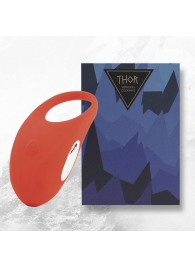 Красное кольцо с вибрацией Thor Cockring - FeelzToys - в Бердске купить с доставкой