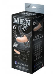 Пустотелый фаллопротез MEN STYLE - 17,5 см. - LOVETOY (А-Полимер) - купить с доставкой в Бердске